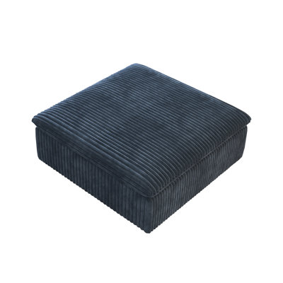 Corduroy Ottoman Module For Sofa Set As A Seat And Low Table