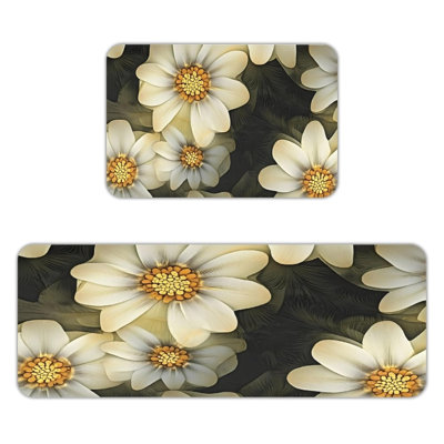 Tapis d'entrée 2 pièces Daisy