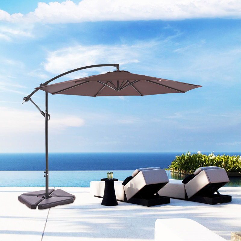 Parasol en porte-à-faux 10 'Hartt, Café