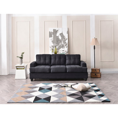 Glory Furniture Sandridge G515A-S Sofa, Soft Micro Suede, Removable Backs And Arms For Easy Delivery And Comfort