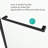 Sliding Tempered Glass Bathroom Door, 56 - 60"W X 76"H, Style, Matte Black Accessories, Smooth Movement, Easy Clean Finish, Refresh Option Shower 5/16" Thick Glass, Accents, Tracks, Surface, Upgrade