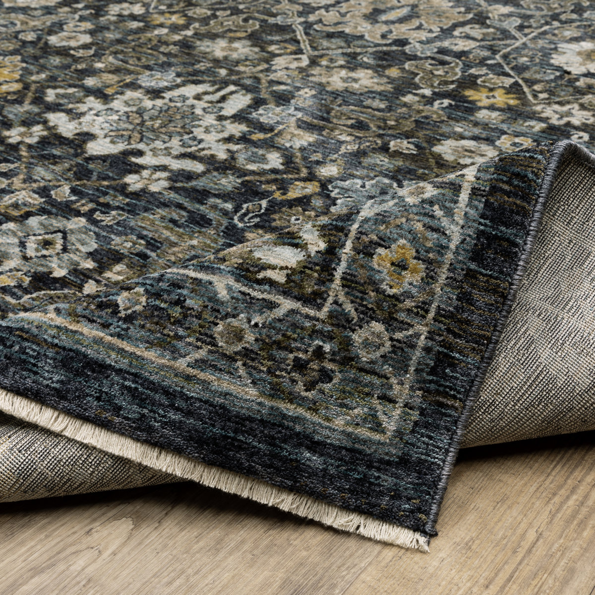 Langley Street® Hovis Blue/Light Blue Area Rug & Reviews | Wayfair
