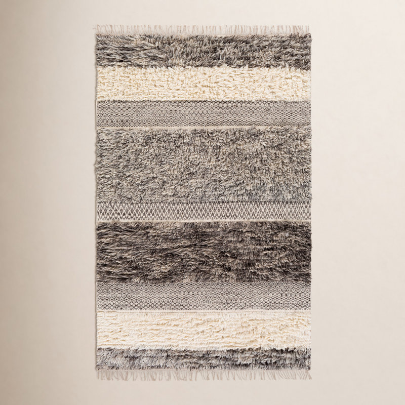 Catalina Wool Striped Indoor Rug, Rectangle 5' x 7'6"