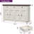 Saskia 4-Door 3-Drawer Sideboard With Farmhouse Design-181564881