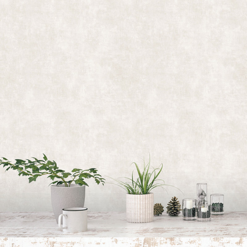 Latvia 10m x 52.8cm Textured Matte Wallpaper Roll, Taupe