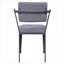 Ensemble de 2 chaises de salle à manger rembourrées en tissu Cool Grey