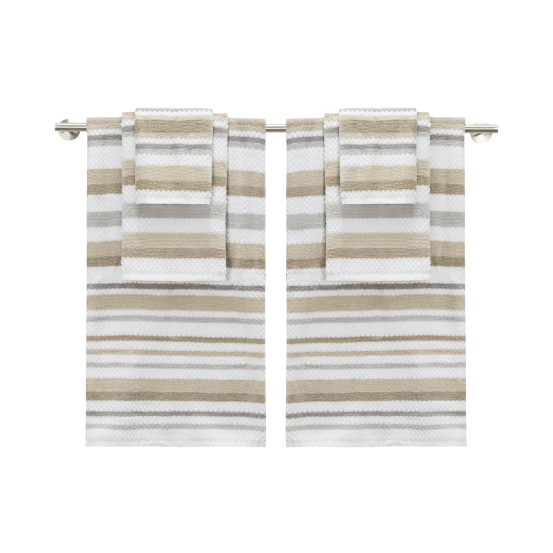 Karina Zt Casual Linen Grey Towel Set, Casual Linen
