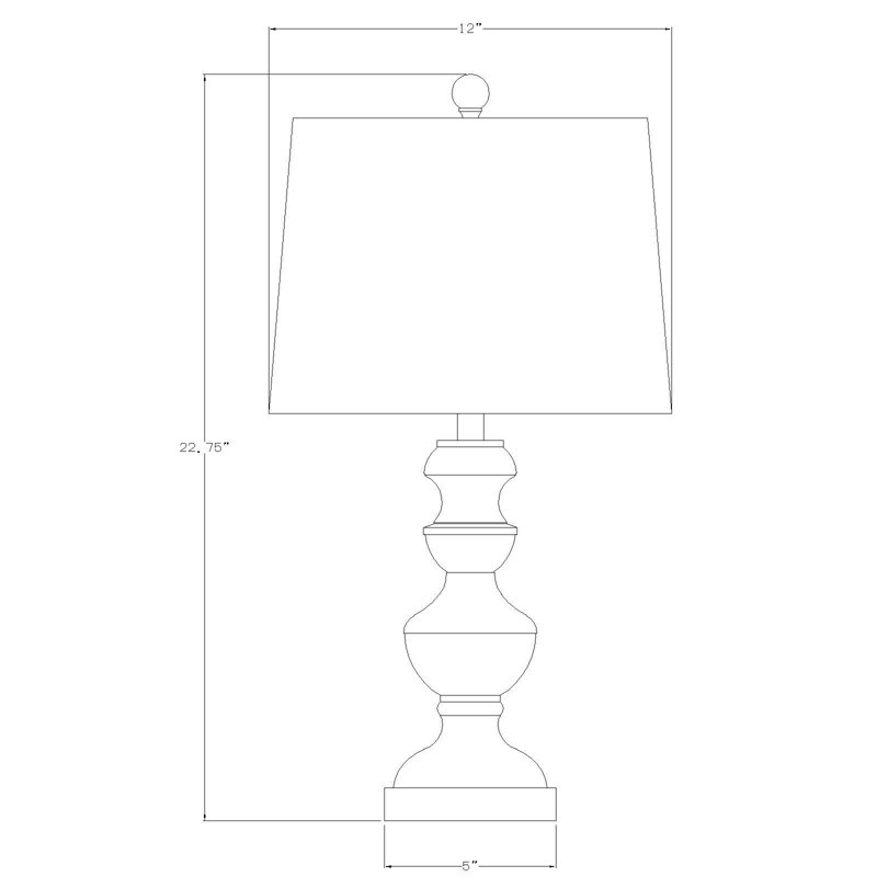 Leonidas Metal Table Lamp