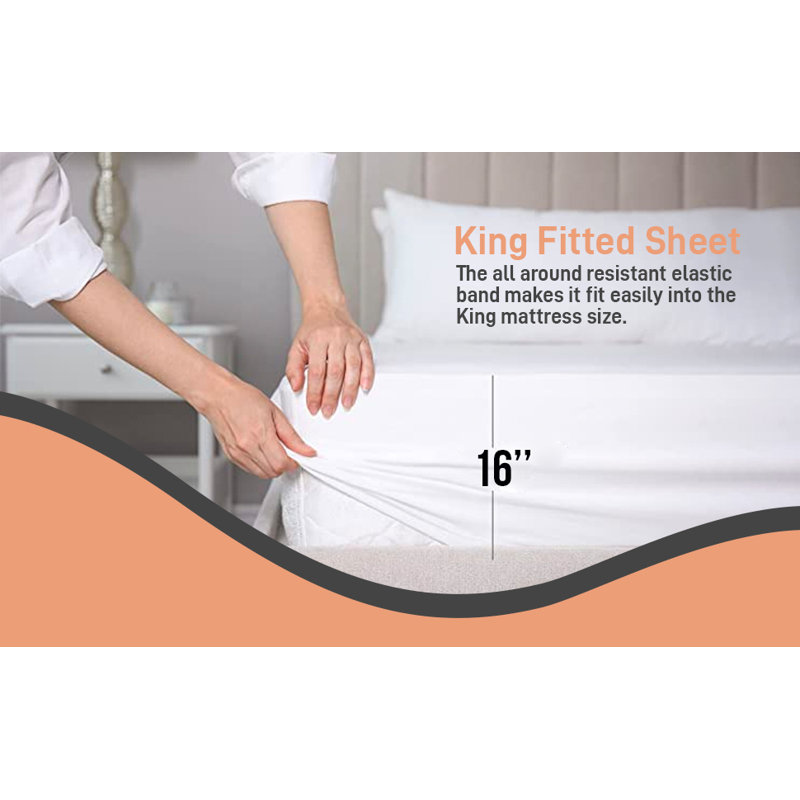 Ensemble de draps en polyester écossais, Très grand