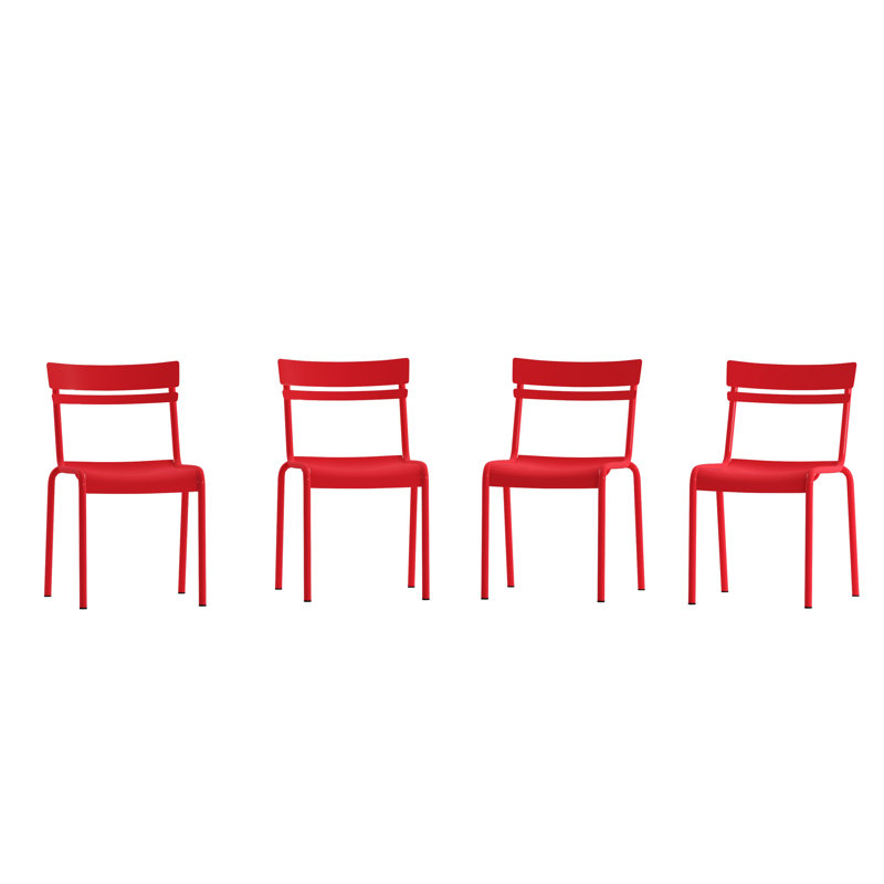 Chaise de salle à manger Merrymount, Rouge, 2