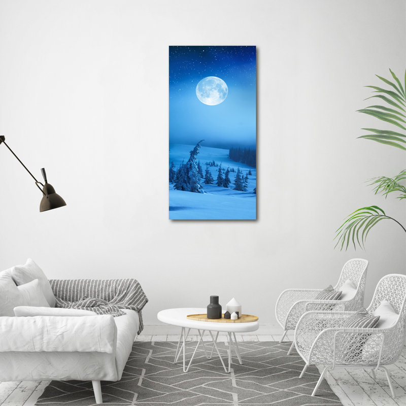 Full Moon - Wrapped Canvas Print