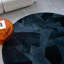 Fragments Cowhide Geometric Area Rug-1590510534