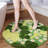  Moss Bath Mat, Green Bathroom Rug With Small White Flowers, Non Slip Door Mat For Bedroom And Kitchen, Soft Washable Floral Nature Bathtub Mat(29x26 Inches)-1119654309