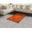 Tapis décoratif orange à haute densité de fibres longues en polyester-42029759