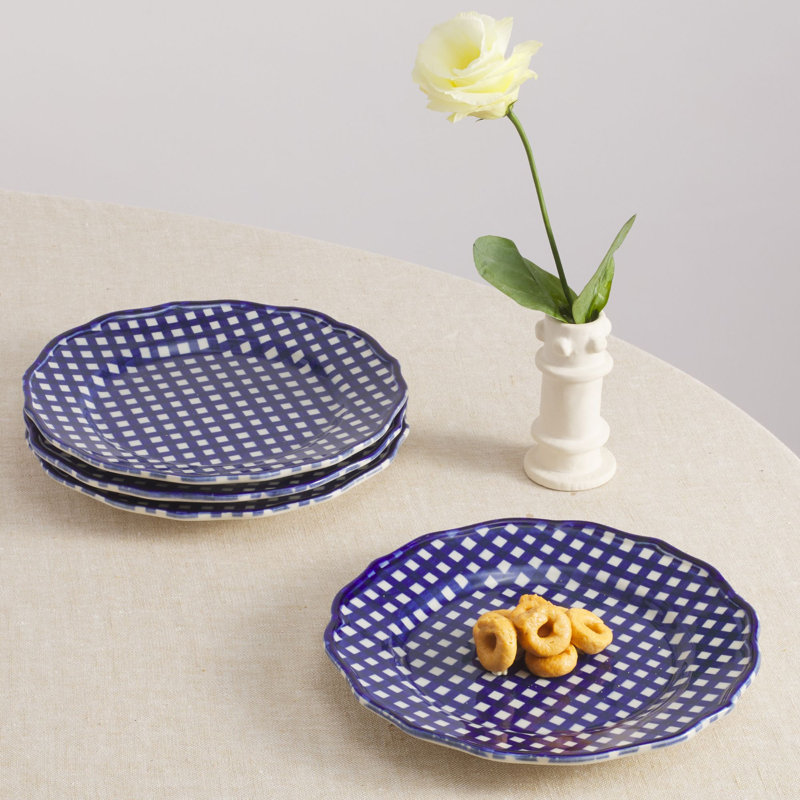 Beatrix Handmade Stoneware Salad/Dessert Plate