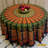 Lawhon Cotton Sanganer Peacock Mandala Tablecloth-1447709048