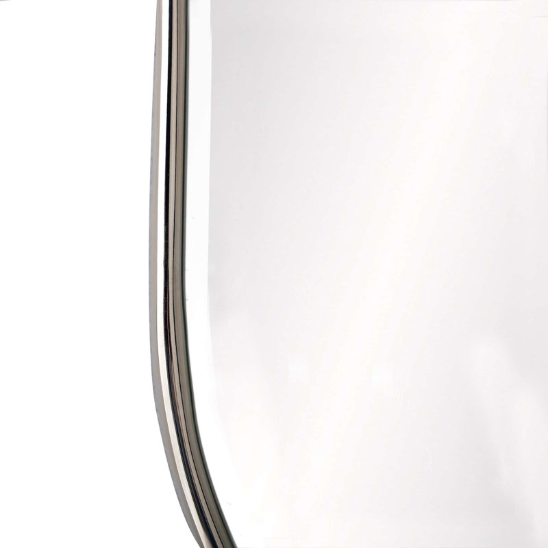 Vaquero Small Mirror, Polished Nickel