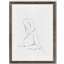 «Nude Contour S Croquis I» par Paul Cezanne - Reproduction d'art sur toile encadrée-327081333-327081335-327044510