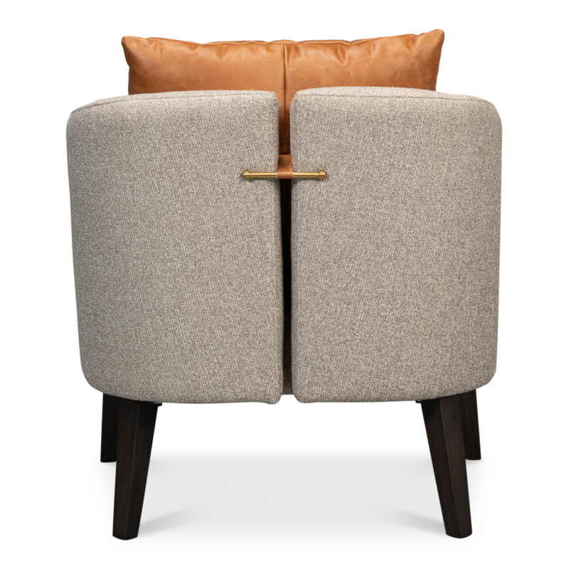 Bronson Linen Barrel Chair
