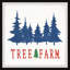 Christmas Tree Farm - Single Picture Frame Print-485545117