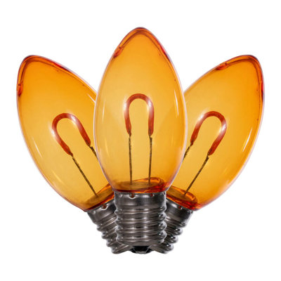 Astoria Grand Transparent U-Shaped Filament Bulb, E17 Base, 120V, .6 Watts, 25 Bulbs per bag