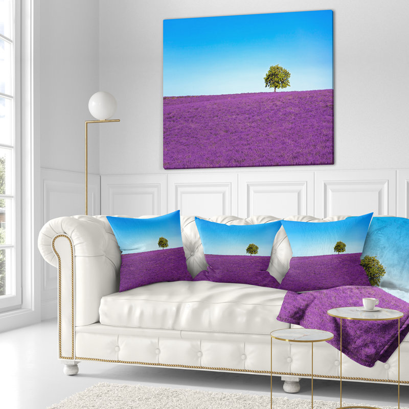 Coussin réversible Landscape, Carré 16 po, Coussin décoratif