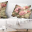 Coussin lombaire à roses florales avec chutes d’eau