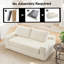 Canapé convertible avec mousse à mémoire de forme, structure en acier, aucun assemblage requis, conception compacte pour petits espaces et appartements (beige)-1108773366