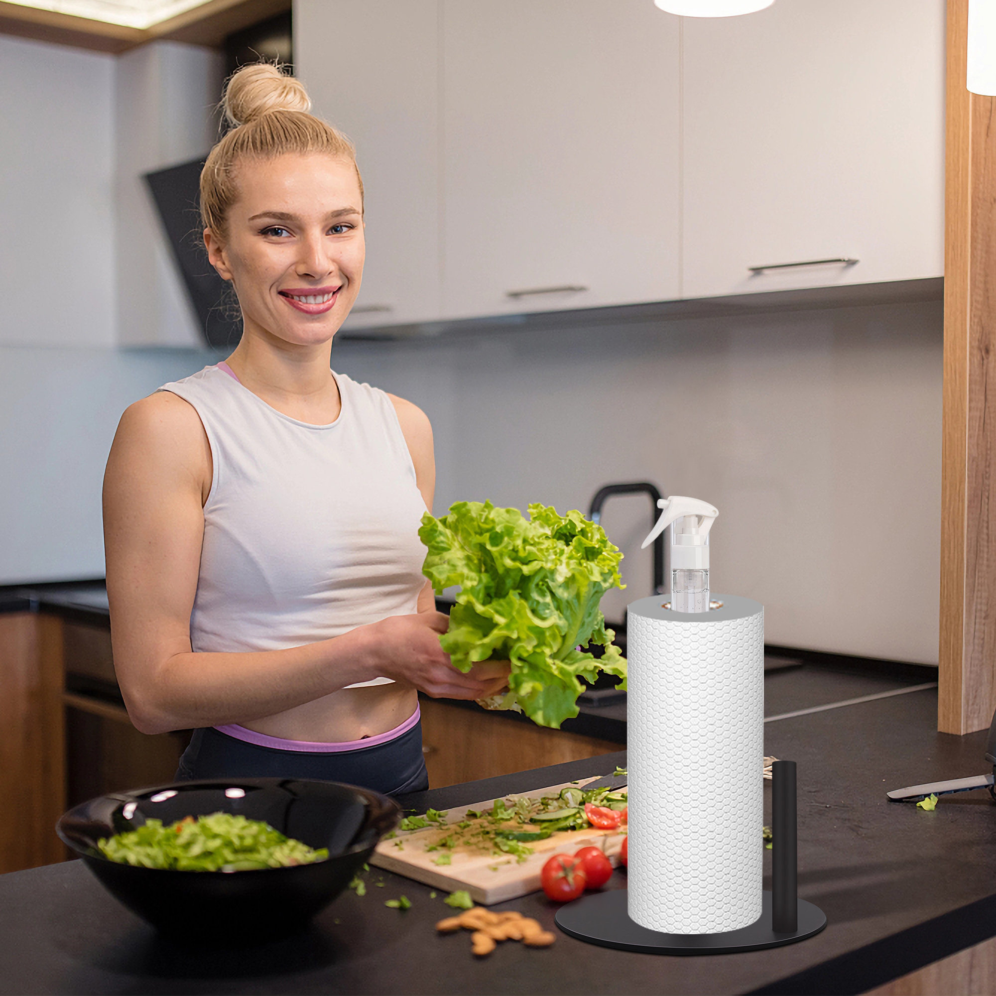 One-Handed Free Standing Paper Towel Holder Latitude Run