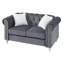 Causeuse moderne grise pour des intérieurs confortables-211074431