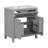 30'' Single Bathroom Vanity With Ceramic Top-1072487564