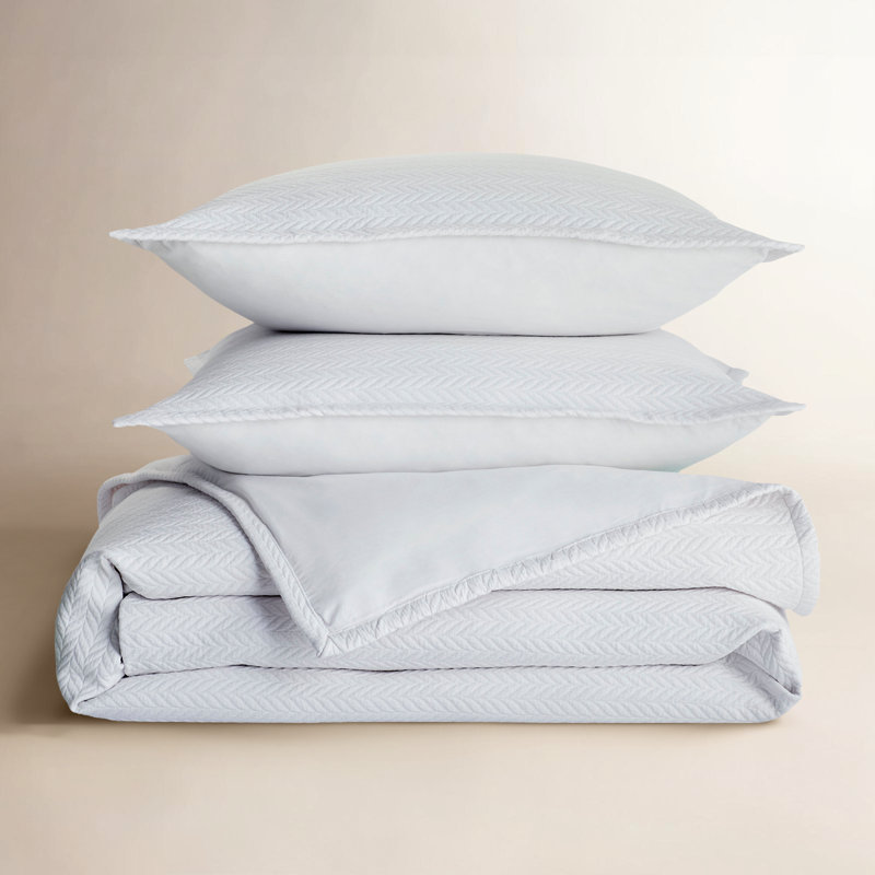 Housse de couette en coton Arwen Dove, Housse de couette pour très grand lit