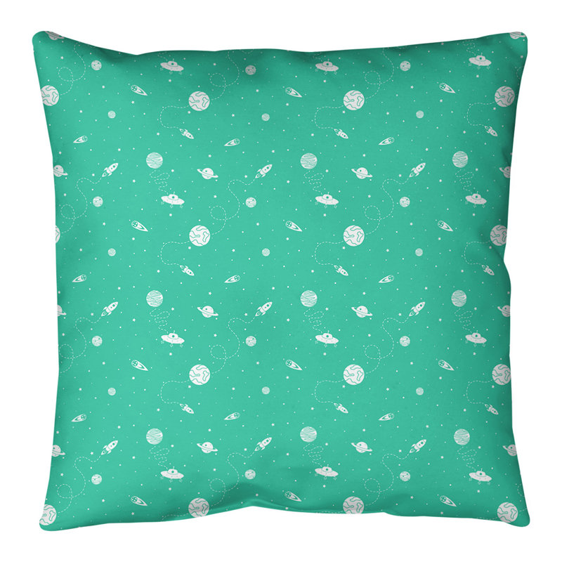 Coussin de sol Katelyn Elizabeth, 28 po x 28 po, Vert