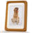 Wood Picture Frame with Mat, Desk or Wall Display Mid Century Rounded Edge Picture Frames-538623731-538623621