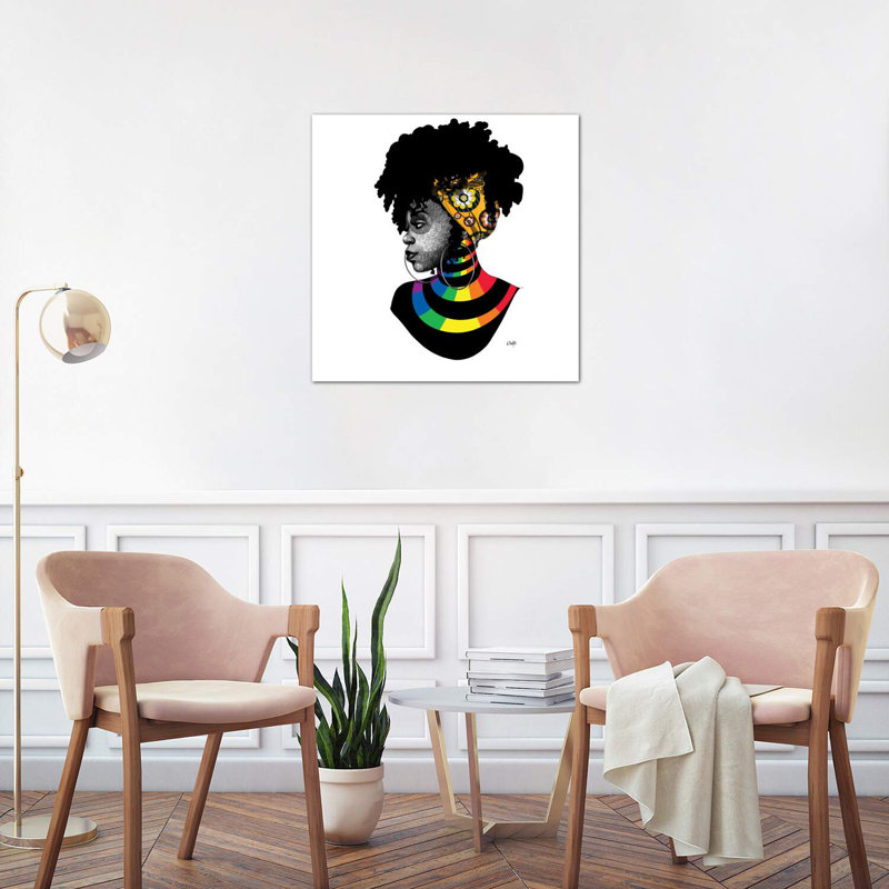 " On Stripes " by Ohab TBJ, 26" H x 26" W x 1.5" D, Wrapped Canvas