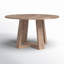 Tanya Round Solid Wood Dining Table-452598557