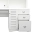 Bureau d'ordinateur à domicile avec huche-825469411