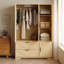 Armoire-penderie moderne avec miroir Sleek & Chic