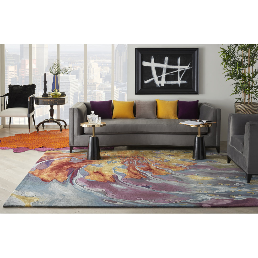 Chamarra Abstract Wool Hand Woven Area Rug