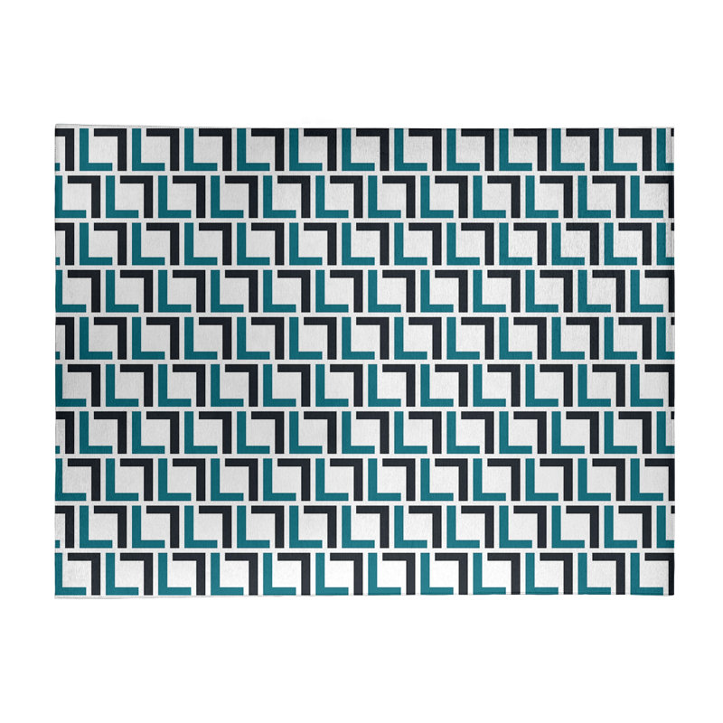 Geometric Indoor Rug, Rectangle 8' x 10'