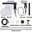 Square Waterfall Single Handle 1-Spray Patterns Tub and Shower Faucet Flow Rate 1.8 GPM  Valve Included-85248594