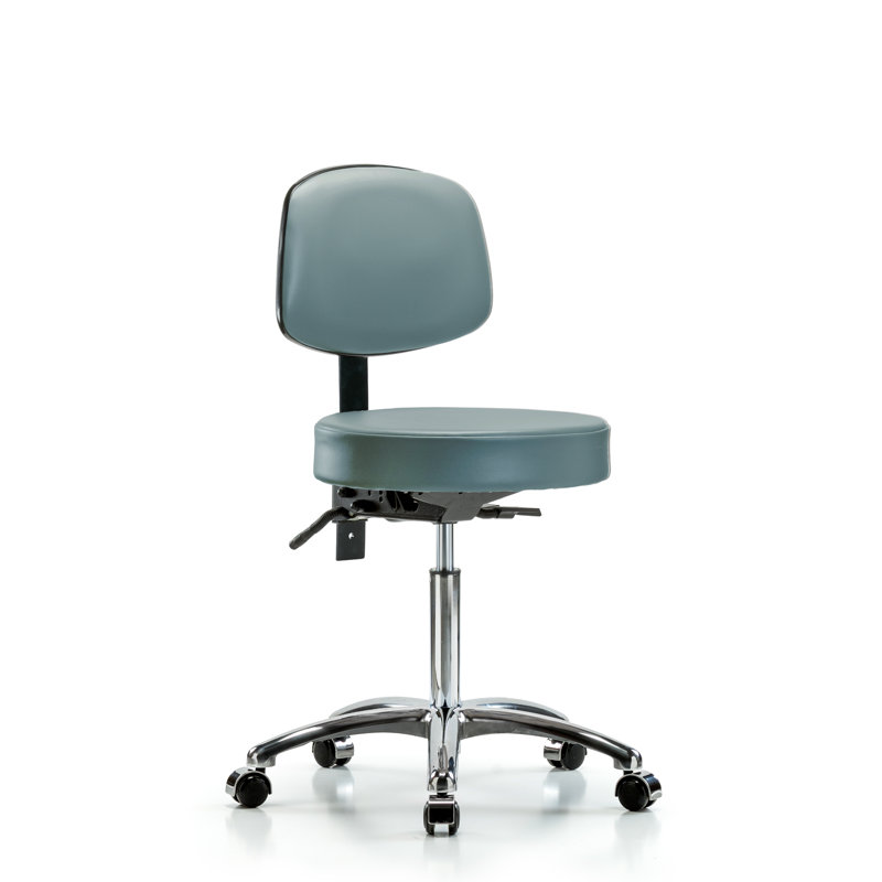 Chaise de bureau Kyanni Dorreatta, Roulettes, Bleu marine