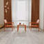 Ensemble de chaises à une place et de chaises en polypropylène brun 2 pièces-1950204245