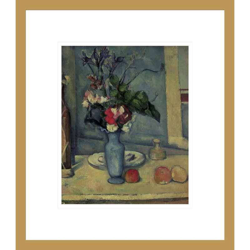 «The Vase» par Paul Cézanne, impression giclée encadrée, H 15,72 po x l 13,75 po