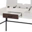 Bureau d'écriture naturel et noir avec port USB-1917590458