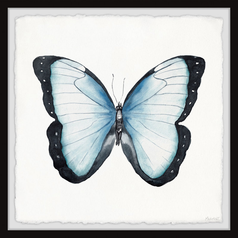 Butterfly Dreams - Peinture encadrée, H 12 po x l 12 po x P 1,50 po