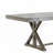 Ashton Gray Trestle Base Dining Table Seats 6