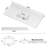 49'' Engineer Stone Single Bathroom Vanity Top With Sink