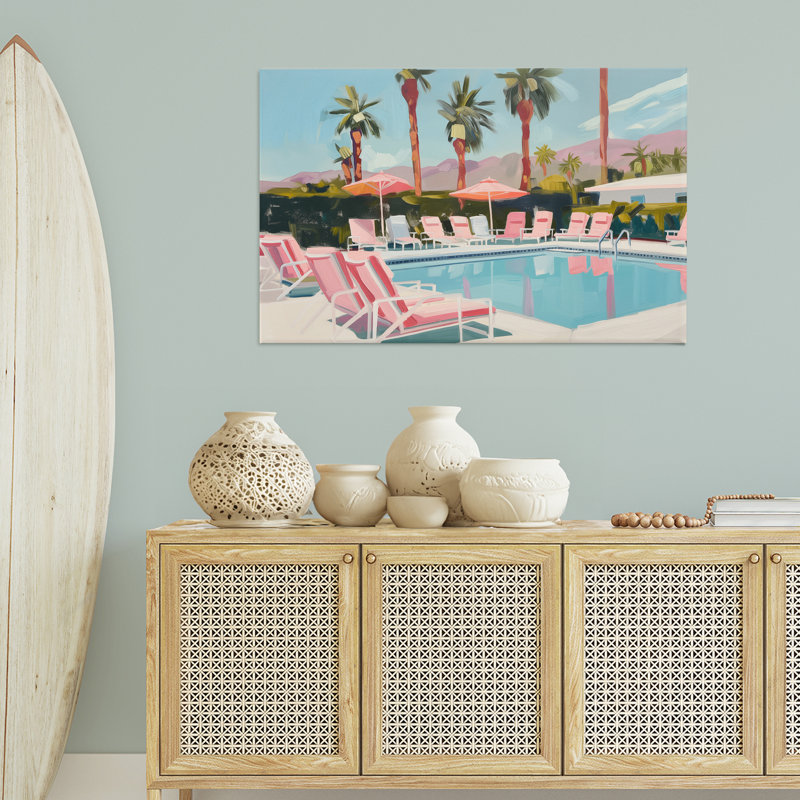  Impression sur toile Palm Springs par Arlington Prints, H 30 po x l 45 po