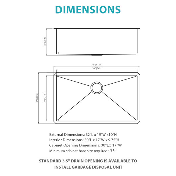 Dimensions du produit